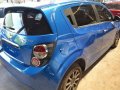 Blue Chevrolet Sonic 2015 Manual Gasoline for sale in Makati-2