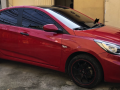 Red Hyundai Accent 2013 Sedan for sale in Quezon City -2