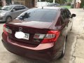 Red Honda Civic 2013 at 60000 km for sale in Taguig -2