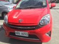 Red Toyota Wigo 2016 for sale Automatic-1