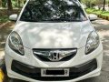 White Honda Brio 2015 Automatic Gasoline for sale -6