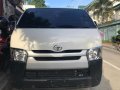 White Toyota Hiace 2017 Manual Diesel for sale in Quezon City-3