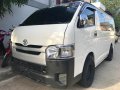 White Toyota Hiace 2017 Manual Diesel for sale in Quezon City-0