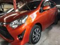 Orange Toyota Wigo 2017 for sale in Quezon City-0