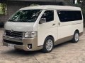 Sell White 2018 Toyota Hiace Van Automatic in Gasoline at 11000 km in Quezon City-0