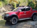 Red Mitsubishi Strada 2012 Automatic Diesel for sale -0