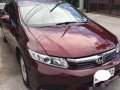 Red Honda Civic 2013 at 60000 km for sale -4