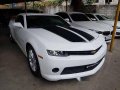 White Chevrolet Camaro 2015 Automatic Gasoline for sale-3