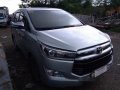 Silver Toyota Innova 2017 Manual Gasoline for sale in Davao City-9