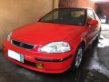 Selling Red Honda Civic 1996 Hatchback Automatic Gasoline in San Mateo-1