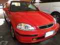 Selling Red Honda Civic 1996 Hatchback Automatic Gasoline in San Mateo-0