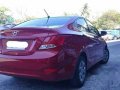 Red Hyundai Accent 2017 at 9000 km for sale -4
