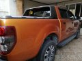 Orange Ford Ranger 2016 Automatic Diesel for sale in Manila-2