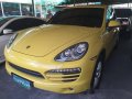 Yellow Porsche Cayenne 2012 at 14000 km for sale-2