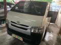 White Toyota Hiace 2017 Manual Diesel for sale in Quezon City-1
