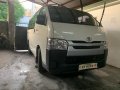 White Toyota Hiace 2017 Manual Diesel for sale in Quezon City-0