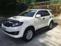 White 2014 Toyota Fortuner Automatic Diesel for sale -0