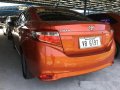 Orange Toyota Vios 2016 Manual Gasoline for sale-2