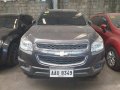 Sell Grey 2014 Chevrolet Trailblazer Automatic Diesel at 170000 km in Makati-3