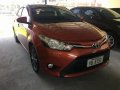 Orange Toyota Vios 2016 Manual Gasoline for sale-5