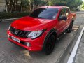 Sell Red 2016 Mitsubishi Strada at 44000 km in Davao City -2