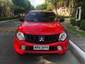 Sell Red 2016 Mitsubishi Strada at 44000 km in Davao City -1