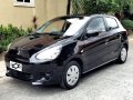 Black 2014 Mitsubishi Mirage Hatchback for sale in Pasig -1