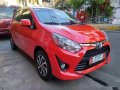 Red Toyota Wigo 2018 Hatchback Automatic Gasoline for sale in Manila-2