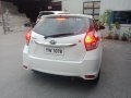 Selling White Toyota Yaris 2016 Hatchback Automatic Gasoline in Manila-0