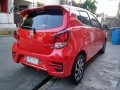 Red Toyota Wigo 2018 Hatchback Automatic Gasoline for sale in Manila-5