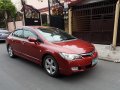 Red Honda Civic 2008 at 71376 km for sale -0