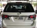 Pearl White 2015 Toyota Fortuner Diesel Automatic for sale in Quezon City-3