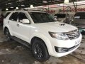 Pearl White 2015 Toyota Fortuner Diesel Automatic for sale in Quezon City-1