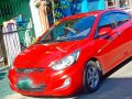 Selling Red Hyundai Accent 2013 Sedan at 80000 km -3