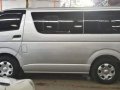 Silver 2017 Toyota Hiace Diesel Manual for sale in Quezon City -5