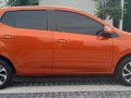 Orange Toyota Wigo 2018 Automatic at 10000 km for sale  -3