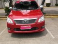 Sell Red 2014 Toyota Innova Manual at 63000 km -0