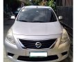 Silver Nissan Almera 2013 Gasoline Manual for sale-4