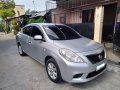 Silver Nissan Almera 2013 Gasoline Manual for sale-1