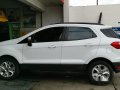 White Ford Ecosport 2015 Manual Gasoline for sale-8