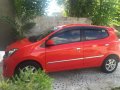 Sell Red 2015 Toyota Wigo Hatchback at 47000 km -0