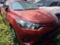 Orange Toyota Vios 2018 Manual Gasoline for sale-4