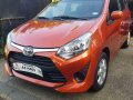 Orange Toyota Wigo 2019 Manual Gasoline for sale-7