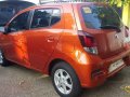 Orange Toyota Wigo 2019 Manual Gasoline for sale-4