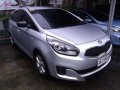 Silver Kia Carens 2014 Manual Gasoline for sale -8