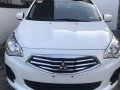 White Mitsubishi Mirage G4 2017 Automatic Gasoline for sale-3