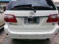 White Toyota Fortuner 2010 Automatic Gasoline for sale -8
