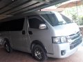 Silver Toyota Hiace 2014 at 64000 km for sale in Lucena -0