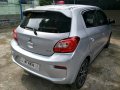 Silver Mitsubishi Mirage 2017 Hatchback at 11000 km for sale -2