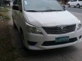 White Toyota Innova 2013 Manual Diesel for sale -0